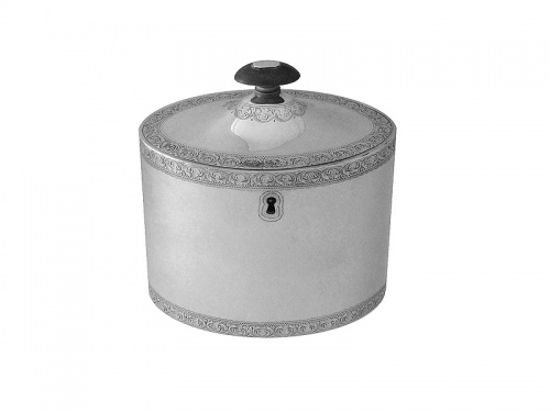 Georgian Silver Tea Caddy 1790
